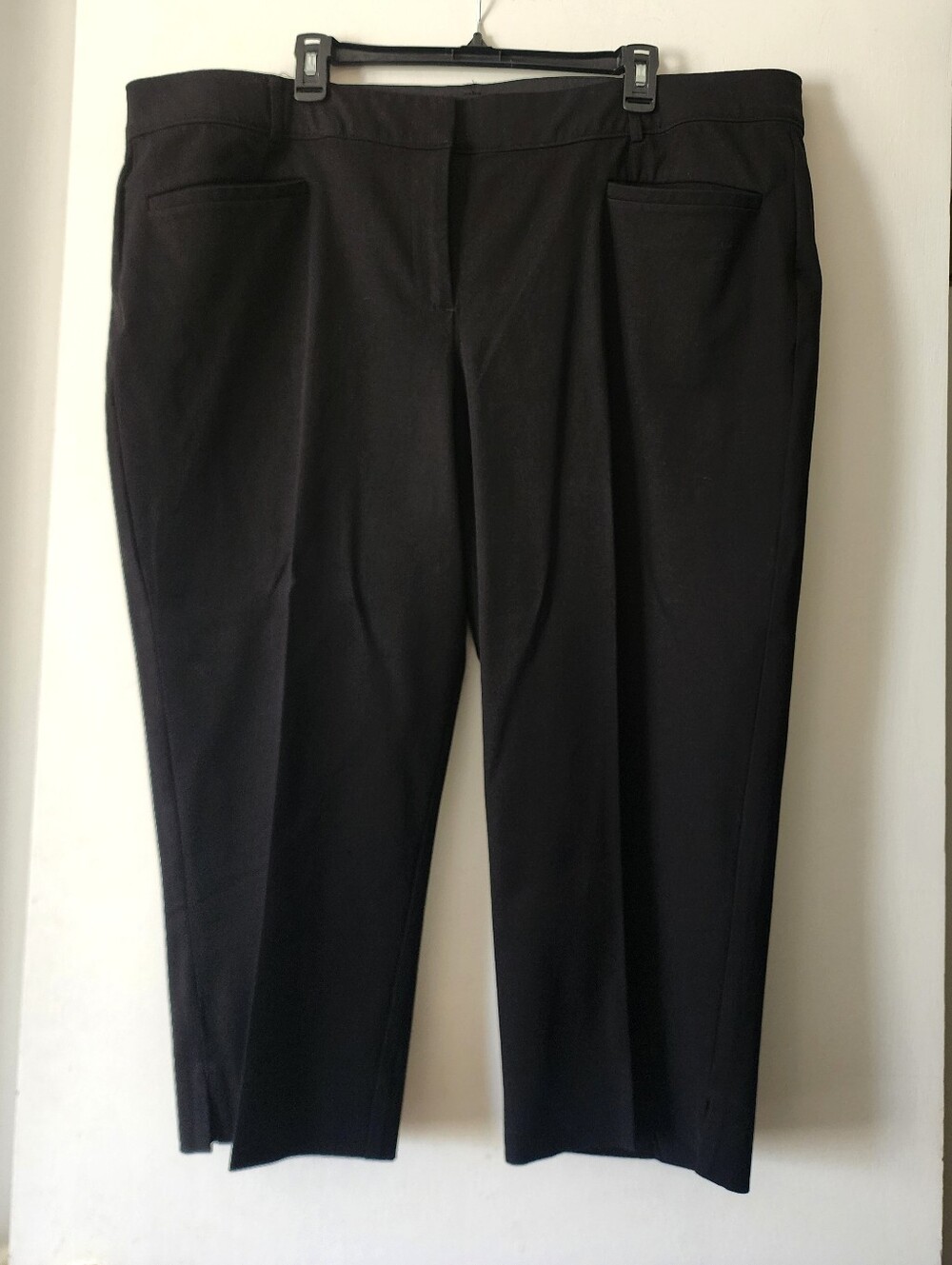Lane Bryant Black The Allie Cropped Dress Pants Womens Plus Size Size 22